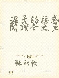 温柔的诱惑小说阅读全文免费阅读