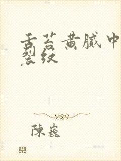 舌苔黄腻中间有裂纹