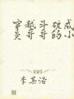 穿越斗破成为萧炎哥哥的小说