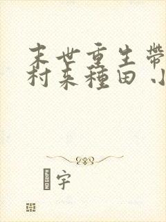 末世重生带着全村来种田 小说