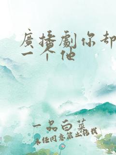 广播剧你却爱着一个他