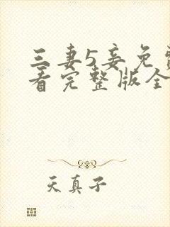 三妻5妾免费观看完整版全集