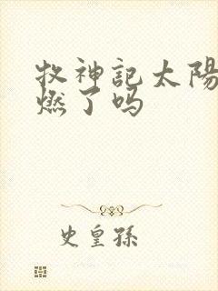 牧神记太阳船点燃了吗