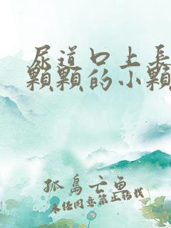 尿道口上长了一颗颗的小颗粒