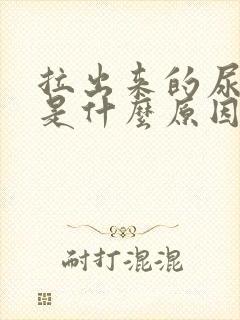 拉出来的尿很黄是什么原因