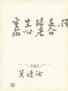 重生归来,独宠痴心老公