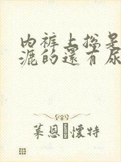 内裤上总是湿漉漉的还有尿骚味怎么回事