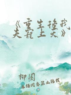 《重生后我把丈夫宠上天》