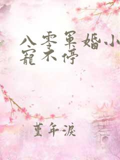 八零军婚小甜妻宠不停