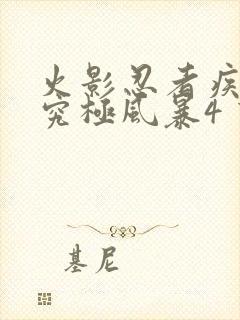 火影忍者疾风传究极风暴4 下载