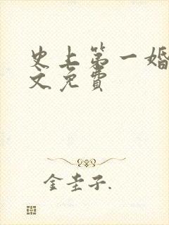 史上第一婚宠全文免费