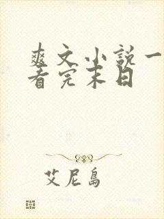 爽文小说一口气看完末日