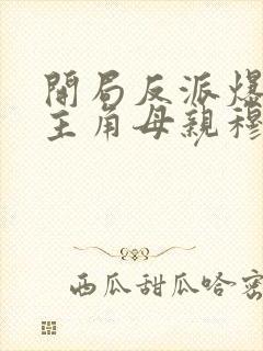 开局反派爆++主角母亲穆星辰