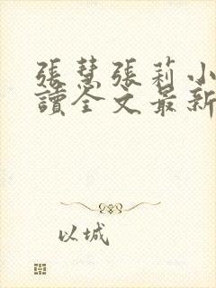 张慧张莉小说阅读全文最新章节