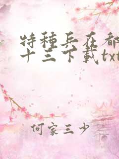 特种兵在都市夜十三下载txt全集