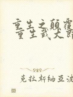 重生之颠覆大宋 重生武大郎