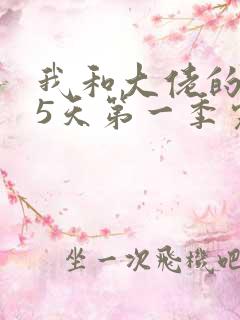 我和大佬的365天第一季完整免费