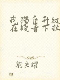 我独自升级漫画在线看下拉式