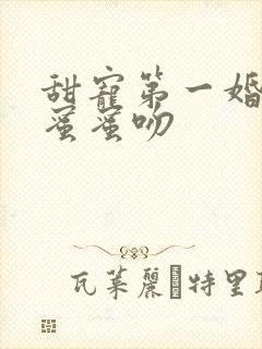 甜宠第一婚总裁蜜蜜吻