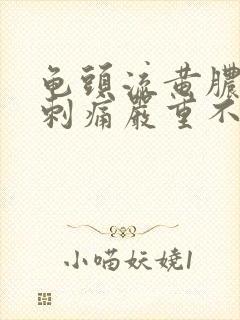 龟头流黄脓小便刺痛严重不