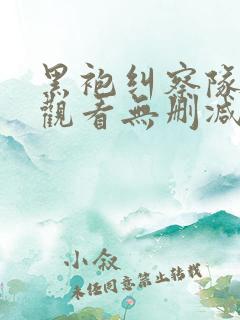 黑袍纠察队在线观看无删减