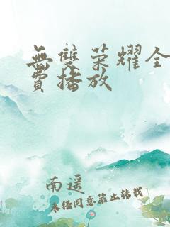 无双荣耀全集免费播放