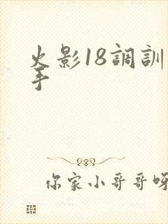 火影18调训纲手