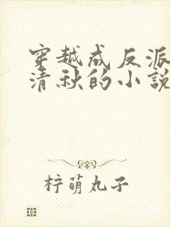 穿越成反派与冷清秋的小说免费阅读