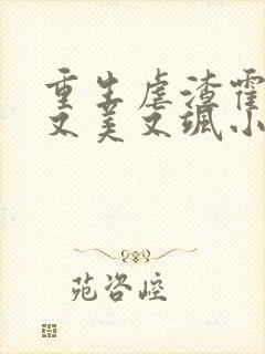 重生虐渣霍夫人又美又飒小说