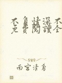 不负情深不负你免费阅读全文