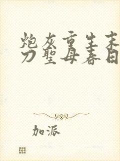 炮灰重生末世先刀圣母春日挽歌