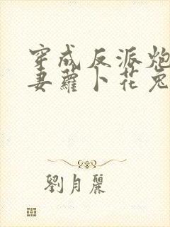 穿成反派炮灰男妻萝卜花兔子