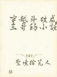 穿越斗破成萧炎三哥的小说