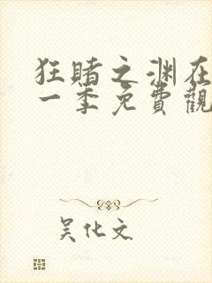 狂赌之渊在线第一季免费观看真人