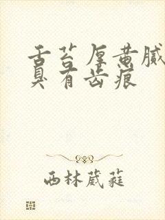 舌苔厚黄腻舌苔臭有齿痕