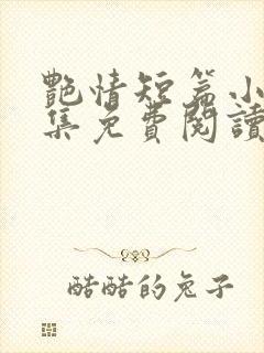 艳情短篇小说合集免费阅读