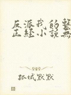 反派我的系统不正经小说无删减