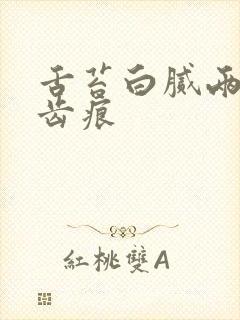 舌苔白腻两侧有齿痕