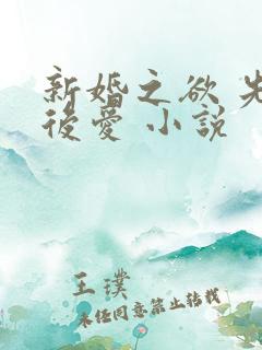 新婚之欲 先婚后爱 小说
