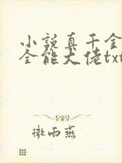小说真千金她是全能大佬txt