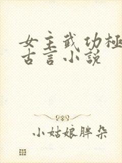女主武功极高的古言小说