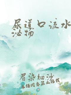 尿道口流水样分泌物