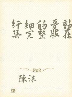 纤细的爱动漫全集完整版在线观看