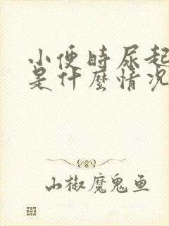 小便时尿起泡泡是什么情况