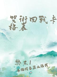 咒术回战卡片价格表