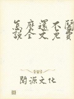 怎么还不哄我小说全文免费阅读