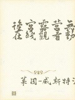 后宫露营无删减在线观看动漫全集