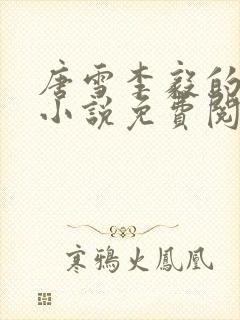 唐雪李毅的重生小说免费阅读