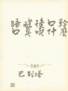 睡醒后口干口苦口臭吃什么药