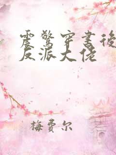 震惊穿书后娶了反派大佬